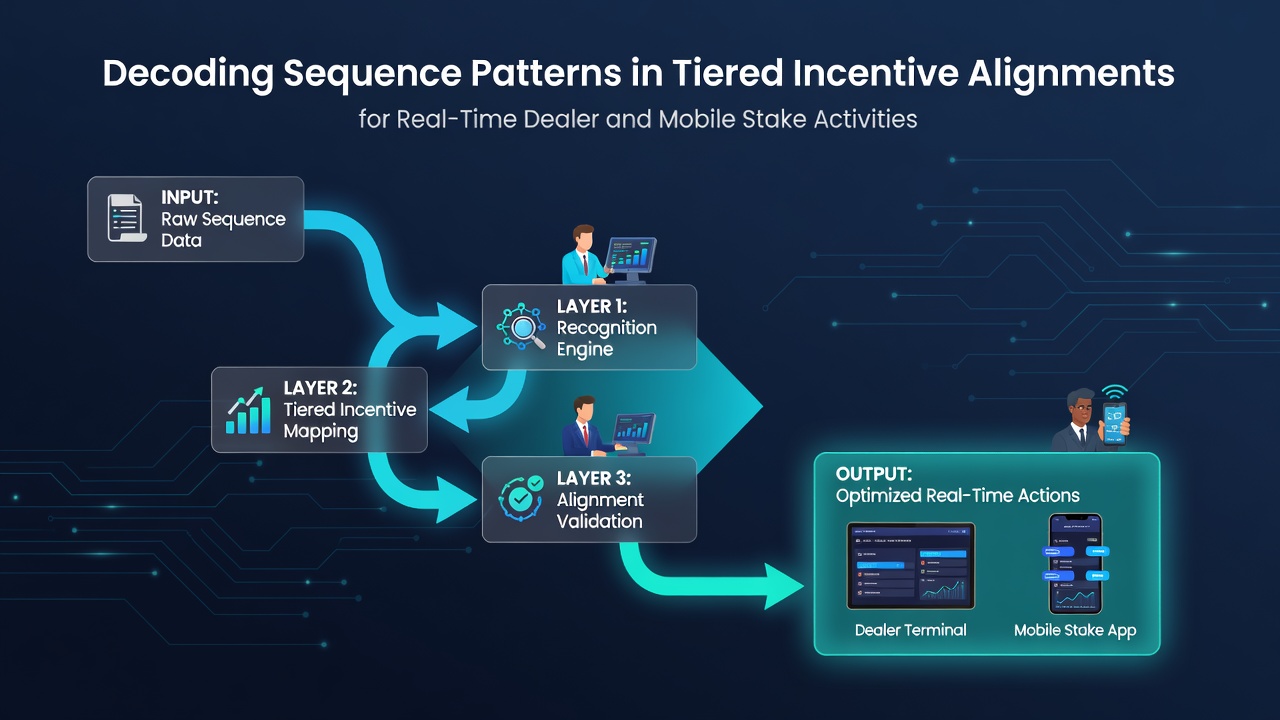 Sequence patterns visualized in tiered casino incentive alignments for mobile and live dealer platforms