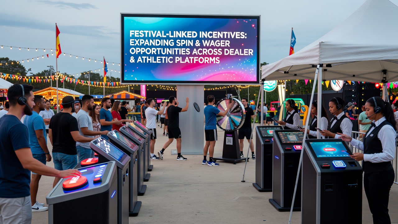 Athletic betting dashboard on mobile showing festival wager multipliers alongside live dealer spin rewards