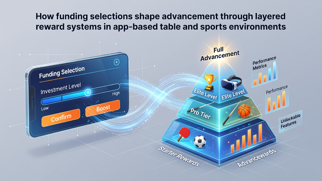 Mobile app interface showing layered reward tiers for table games and sports betting with payment method options highlighted